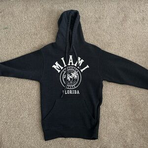 Navy and white Miami Florida hoodie